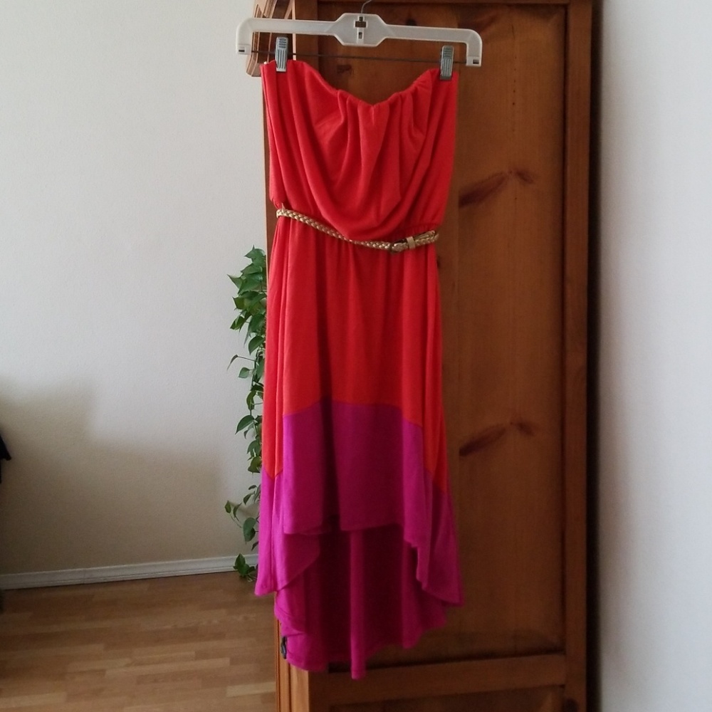 Strapless dress